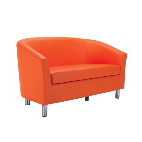 Jemini Tub Sofa Polyurethane Orange KF70359 | VOW