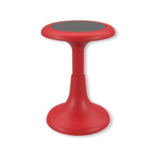 Titan Senior Wobble Stool 300x300x430mm Red KF70392