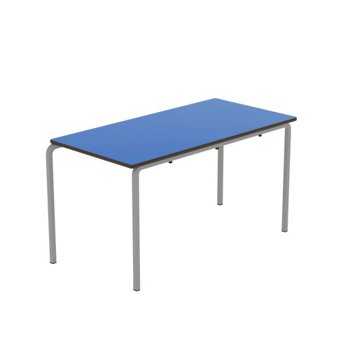 Titan Crush Bent Frame Table 1200x600x640mm Blue/Grey KF70445