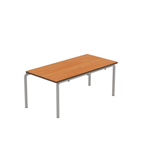 Titan Crush Bent Frame Table 1100x550x460mm Beech/Grey KF70449