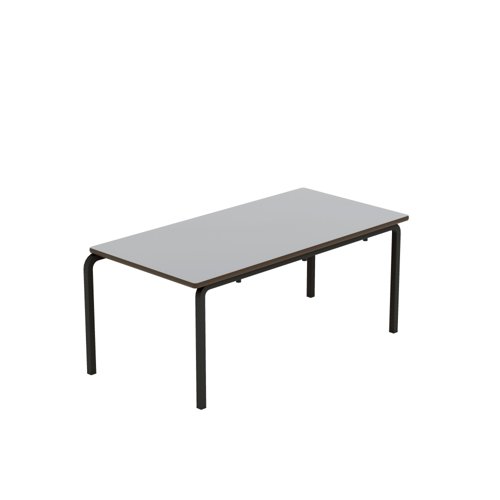 Titan Crush Bent Frame Table 1100x550x460mm Grey/Black KF70450