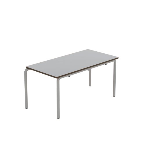 Titan Crush Bent Frame Table 1100x550x530mm Grey KF70459