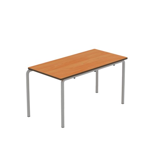 Titan Crush Bent Frame Table 1100x550x590mm Beech/Grey KF70465