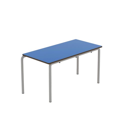 Titan Crush Bent Frame Table 1100x550x590mm Blue/Grey KF70469