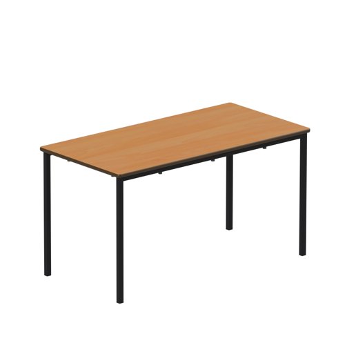 Titan Fully Welded Frame Table 1200x600x640mm Beech/Black KF70472