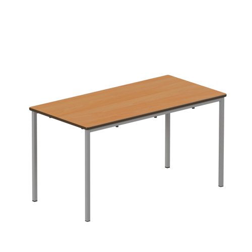 Titan Fully Welded Frame Table 1200x600x640mm Beech/Grey KF70473