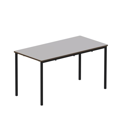 Titan Fully Welded Frame Table 1200x600x640mm Grey/Black KF70474
