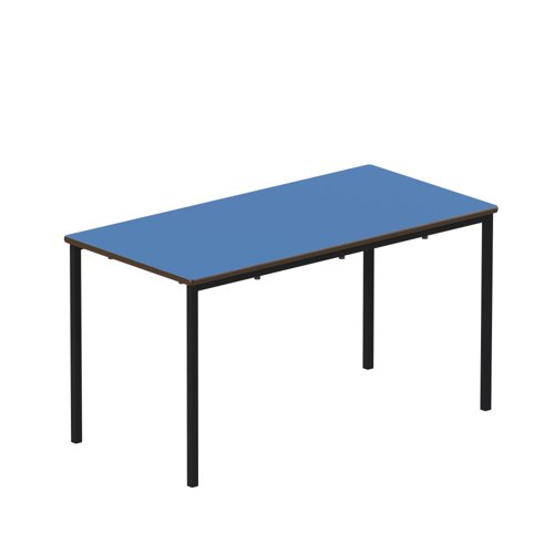 Titan Fully Welded Frame Table 1200x600x640mm Blue/Black KF70476