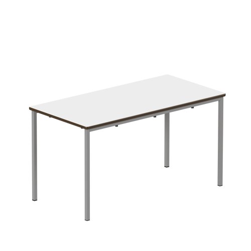 Titan Fully Welded Frame Table 1200x600x640mm White/Grey KF70479