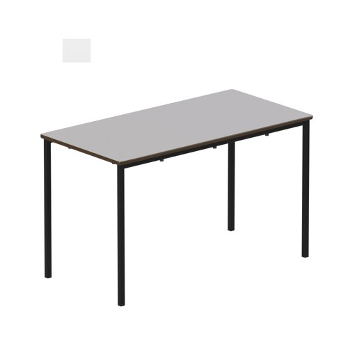 Titan Fully Welded Frame Table 1100x550x460mm Grey/Black KF70482