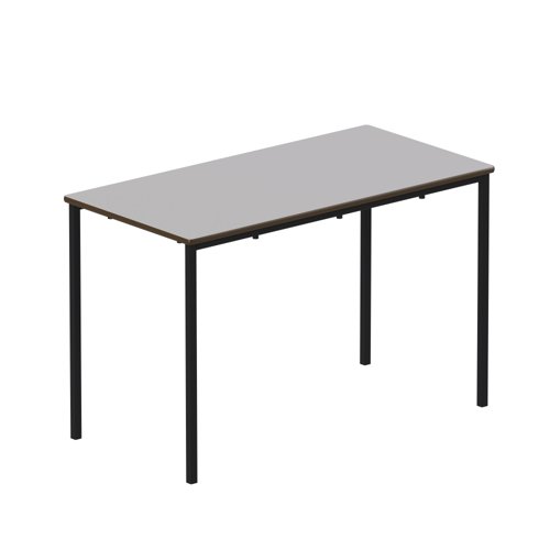 Titan Fully Welded Frame Table 1100x550x530mm Grey/Black KF70490