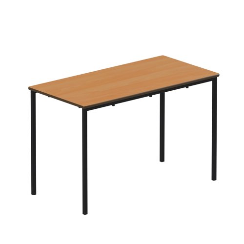 Titan Fully Welded Frame Table 1100x550x590mm Beech/Black KF70496