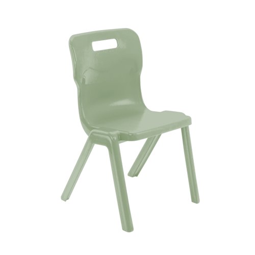 Titan One Piece Retold Chair Size 5 470x500x770mm Sage Green KF70506