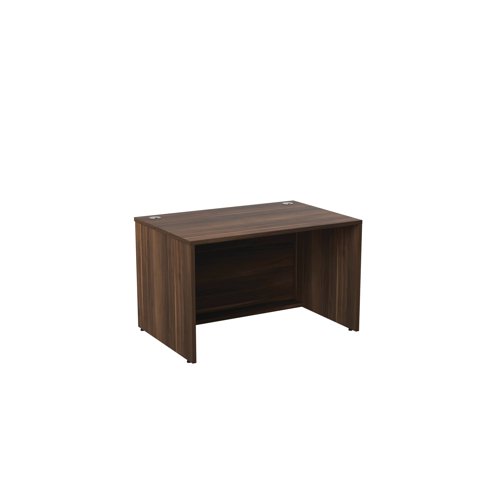 Jemini Reception Modular Straight Desk Unit 1200x800x740mm Dark Walnut KF71530