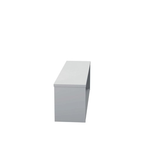 Jemini Reception Modular Straight Riser Unit 1200x315x400mm White KF71547