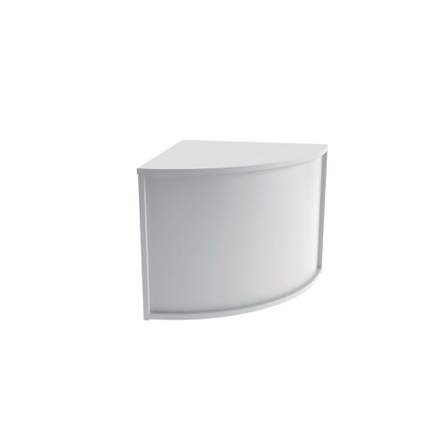 Jemini Reception Modular Corner Desk Unit 800x800x740mm White KF71552