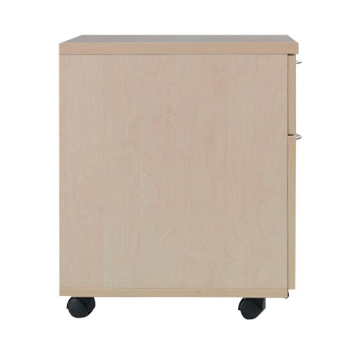 Jemini 2 Drawer Mobile Pedestal 404x500x595mm Maple KF72083