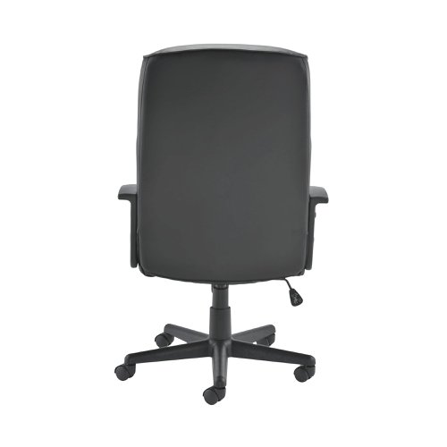 Jemini Hudson High Back Executive Chair 650x720x1050-1146mm Leather Look Black KF72232