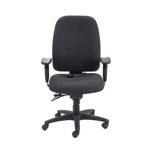 Avior Tapton Heavy Duty Chair 680x680x1000-1160mms Charcoal KF72250