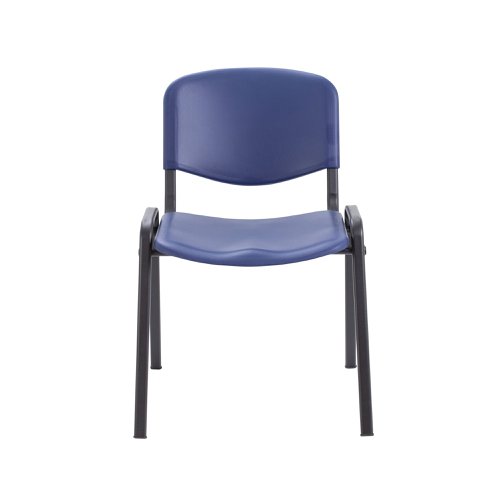 Jemini Multipurpose Stacking Chair Polypropylene 610x535x780mm Blue KF72368 | KF72368 | VOW