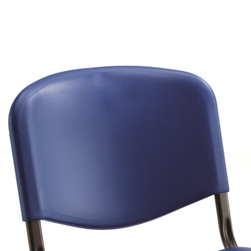 Jemini Multipurpose Stacking Chair Polypropylene 610x535x780mm Blue KF72368 | KF72368 | VOW