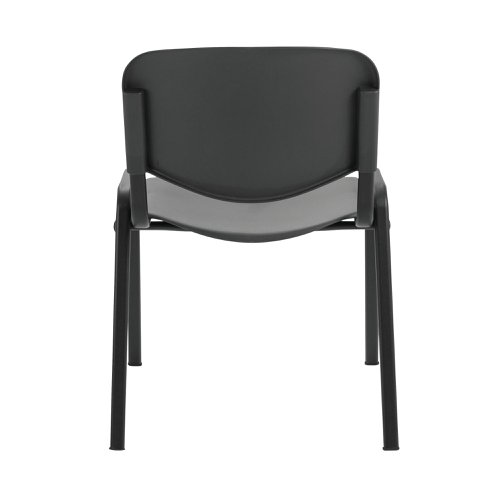 Jemini Multipurpose Stacking Chair Polypropylene 610x535x780mm Charcoal KF72369 | KF72369 | VOW