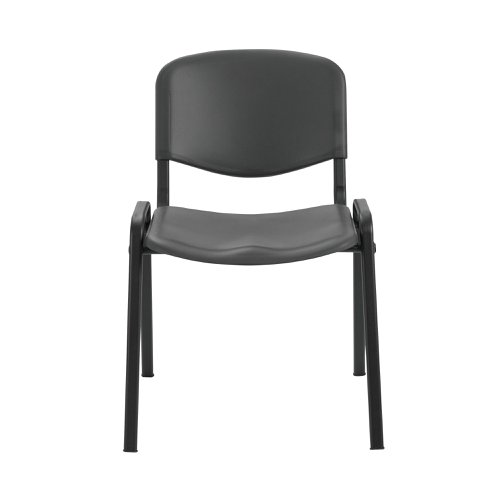 Jemini Multipurpose Stacking Chair Polypropylene 610x535x780mm Charcoal KF72369 | KF72369 | VOW