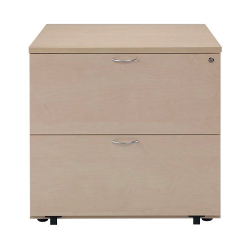 Jemini Desk High Side Filing Cabinets offer increased storage space without the added bulk. Simply position next to your desk end for an extension of your working area, increasing your productivity and making efficient use of space. This cabinet has 2 drawers which will accept foolscap files. The cabinet measures 800x600x730mm.