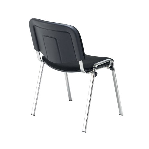 Jemini Ultra Multipurpose Stacking Chair Black/Chrome KF72904 | VOW