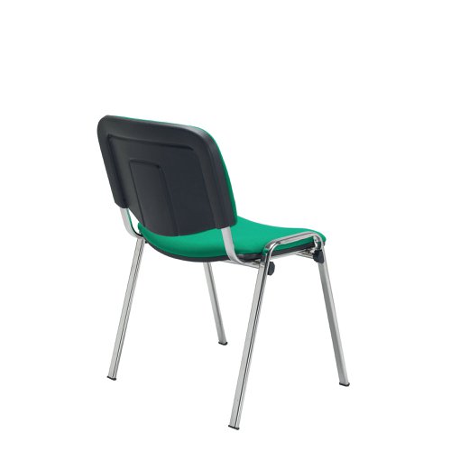 Jemini Ultra Multipurpose Stacking Chair Green/Chrome KF72905