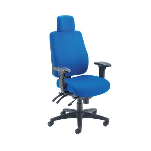 Avior Elbrus High Back Operator Chair 650x678x678mm Blue KF73874