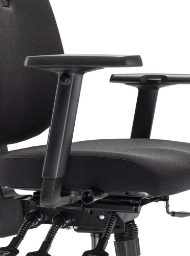 Cappela Agility High Back Posture Chair 400x800x600mm Black KF73885