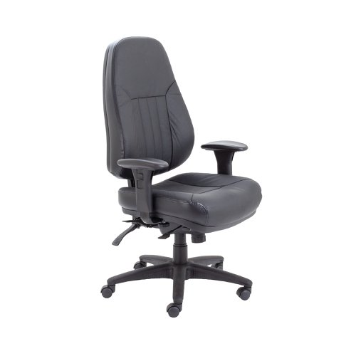 Avior Thorpe High Back Task Chair 670x650x1090-1175mm Black KF74022