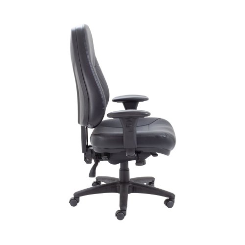 Avior Thorpe High Back Task Chair 670x650x1090-1175mm Black KF74022