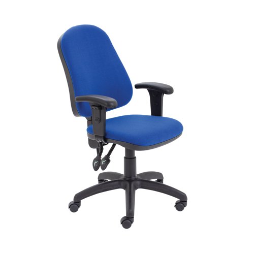 Jemini Teme High Back Operator Chair 640x640x985-1175mm Blue KF74119