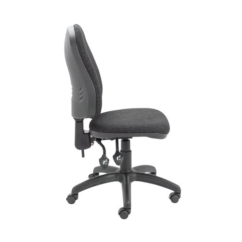 Jemini Teme High Back Operator Chair 640x640x985-1175mm Charcoal KF74120