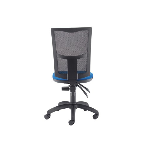 Jemini Medway High Back Operators Chair 640x640x1010-1175mm Mesh Back Blue KF74197