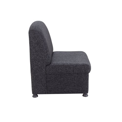 Arista Modular Reception Chair 610x670x830mm Charcoal KF74203 | KF74203 | VOW