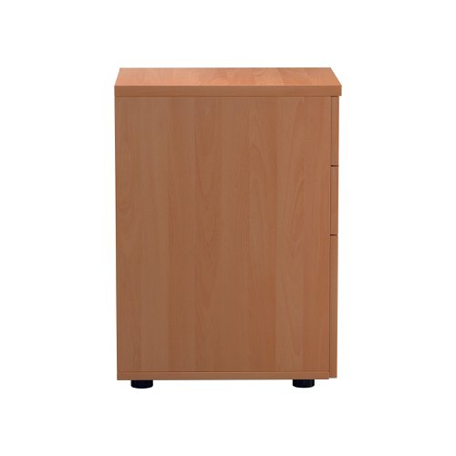 3 Drawer Under Desk Pedestal V2 Beech KF74488