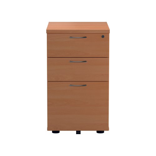 3 Drawer Under Desk Pedestal V2 Beech KF74488 KF74488