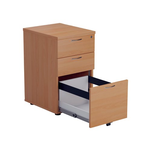 3 Drawer Under Desk Pedestal V2 Beech KF74488 KF74488