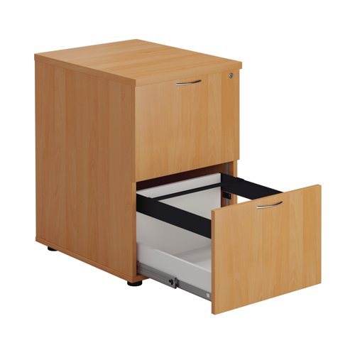 First 2 Drawer Filing Cabinet 464x600x710mm Beech KF74515