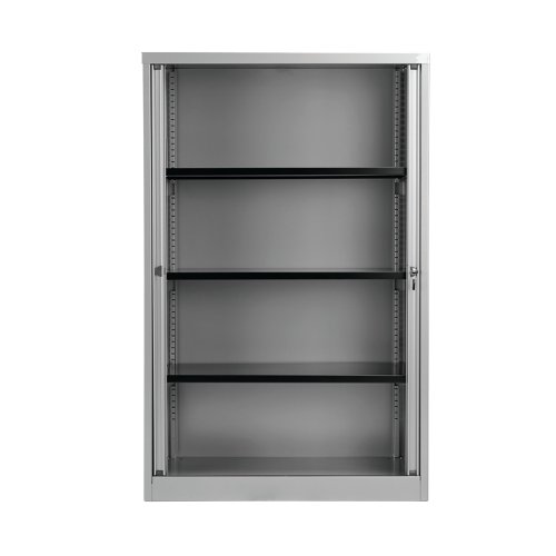 Bisley Tambour Unit 1000x470x1585mm Grey Shelves Not Included BY74773