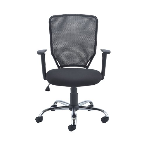 First High Back Task Chair 600x600x940-1030mm Mesh Back Black KF74832