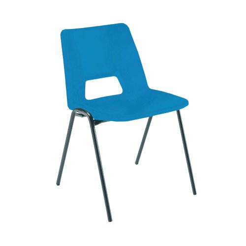 Jemini Stacking Chair 490x475x725mm Polypropylene Blue KF74958 | KF74958 | VOW