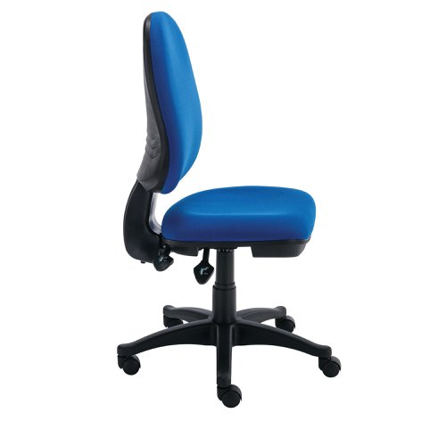 Astin Nesta Operator Chair 2 Lever Upholstered 590x900x1050mm Royal Blue KF77705