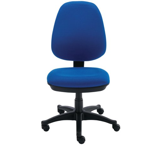 Astin Nesta Operator Chair 2 Lever Upholstered 590x900x1050mm Royal Blue KF77705