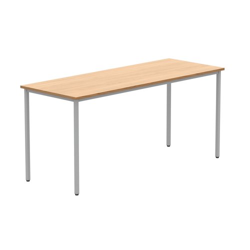 Astin Rectangular Multipurpose Table 1600x600x730mm Norwegian Beech/Silver KF77733