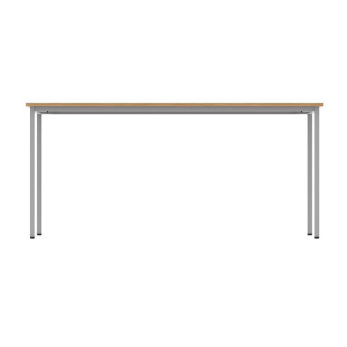 Astin Rectangular Multipurpose Table 1600x600x730mm Norwegian Beech/Silver KF77733