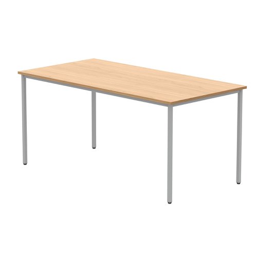 Astin Rectangular Multipurpose Table 1600x800x730mm Norwegian Beech/Silver KF77735